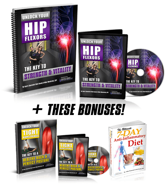 unlock your hip flexors - bonuses and guarantee